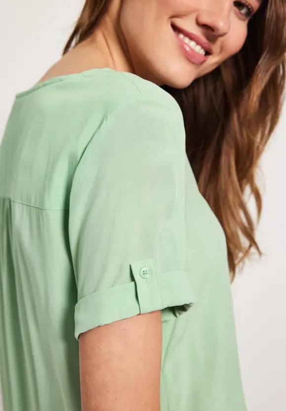 CECIL Unifarbene Basic Bluse