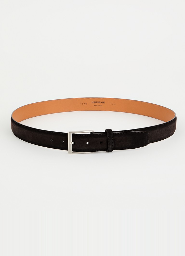 Curea din piele maro Magnanni Crostidifu
