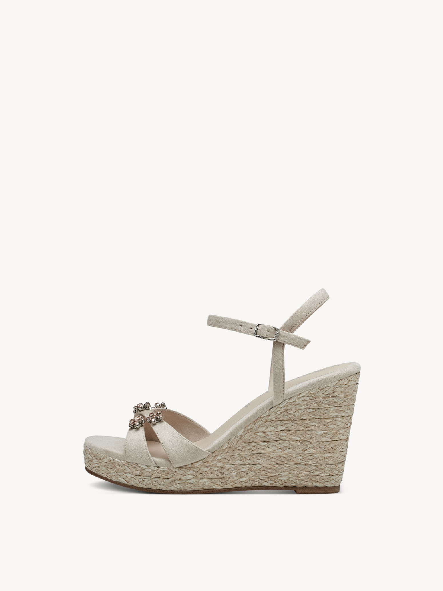Sandale à talon - beige