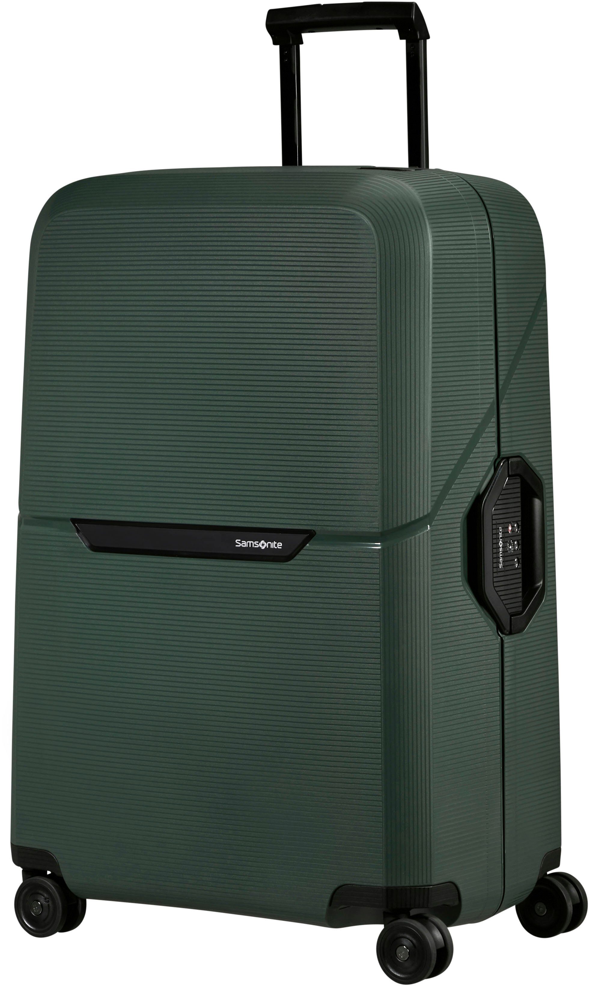Samsonite Hartschalen-Trolley Magnum Eco forest green, 75 cm, 4 Rollen, aus recyceltem Material; Made in Europe