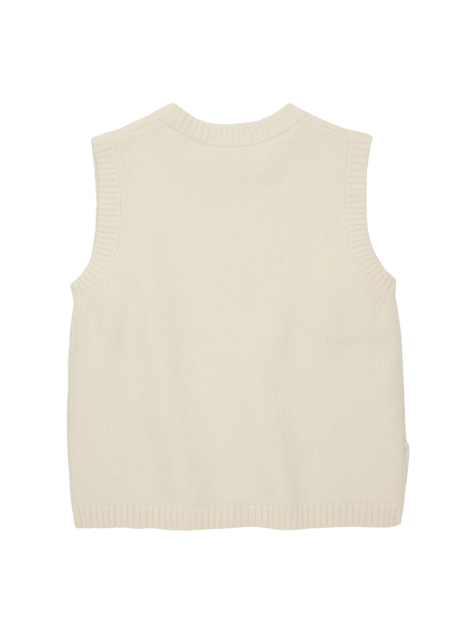 TOM TAILOR Cardigan Strick-Pullunder mit LENZING(TM) ECOVERO(TM)