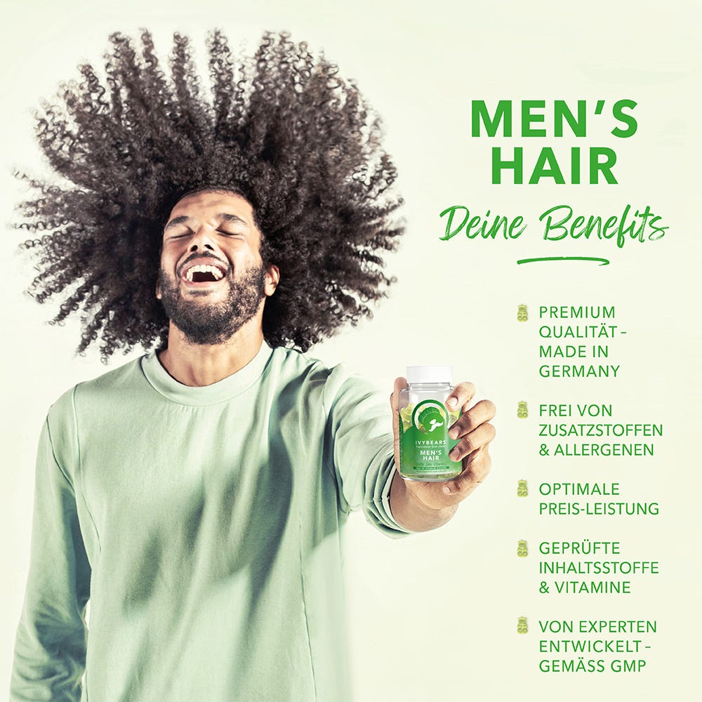 IvyBears Men’s Hair 60 Stück