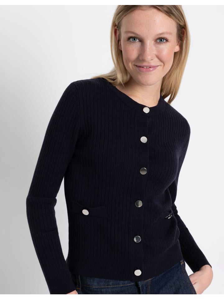 More & More Strickjacke in marine günstig kaufen