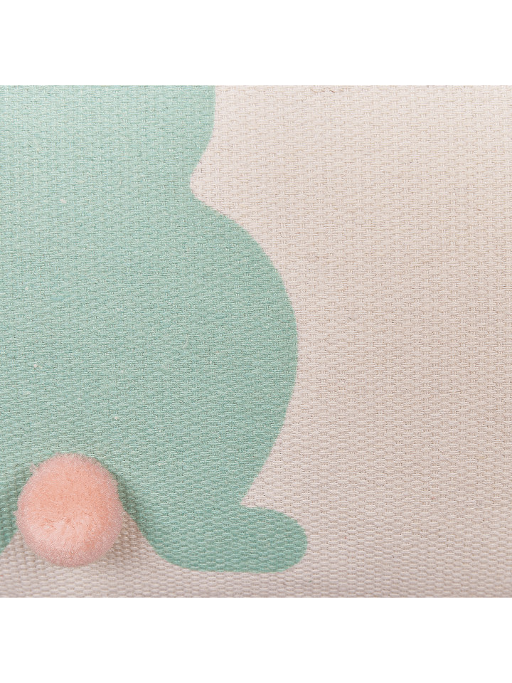 Beliani 2er-Set Dekokissen CLUSIA in Beige/Grün/Rosa günstig kaufen onesize