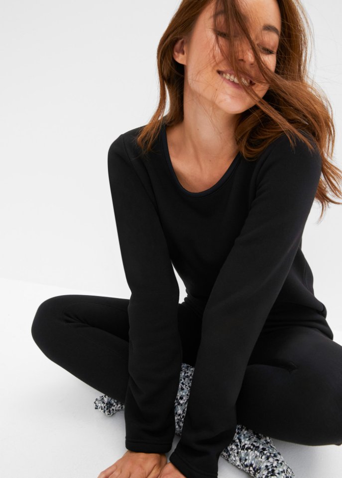Thermo Funktionsshirt mit Kuschelfleece Futter