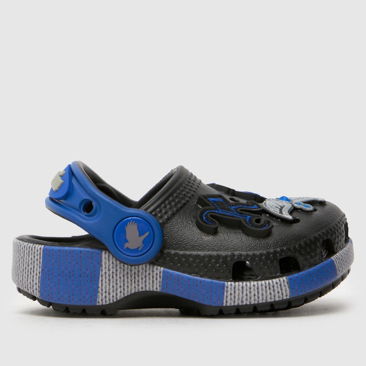 Crocs svarta och blå Ravenclaw träskor för småbarn