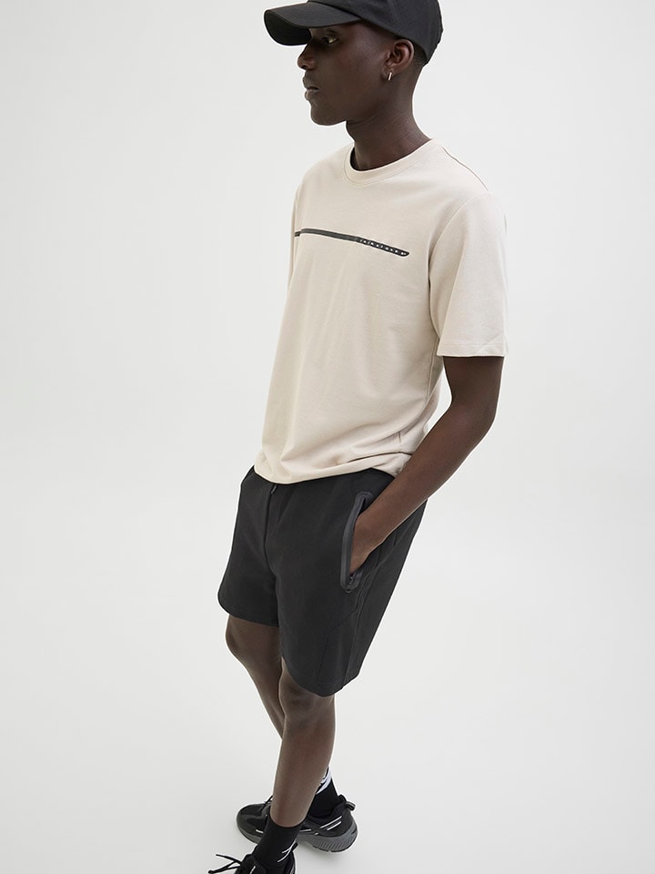 Jack & Jones Sweatshorts in Schwarz günstig kaufen
