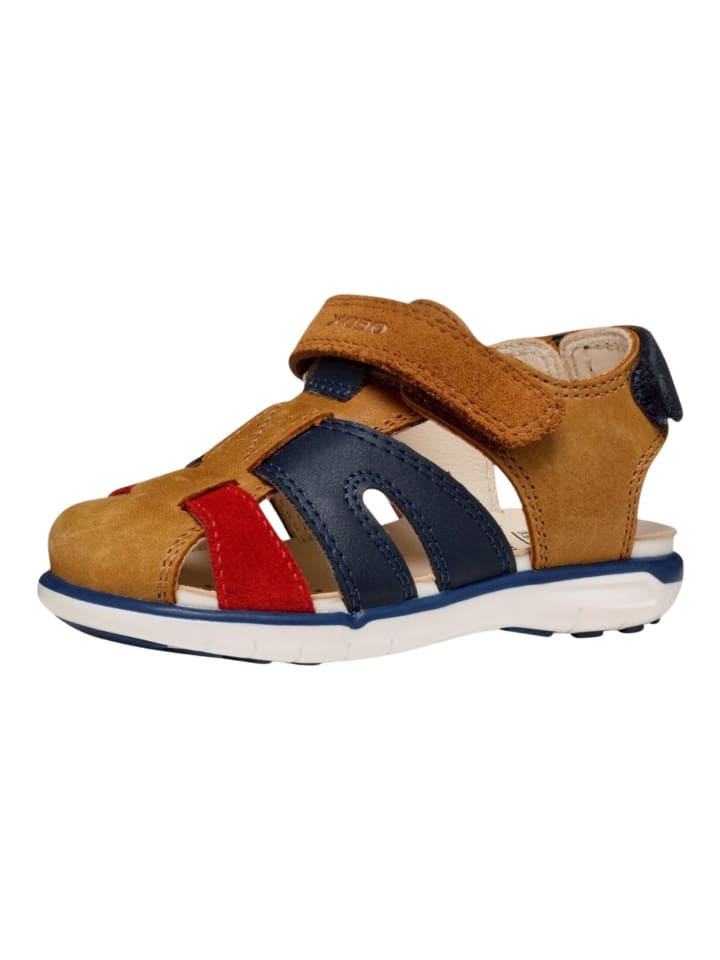 Geox Sandalen in Braun/Rot günstig kaufen
