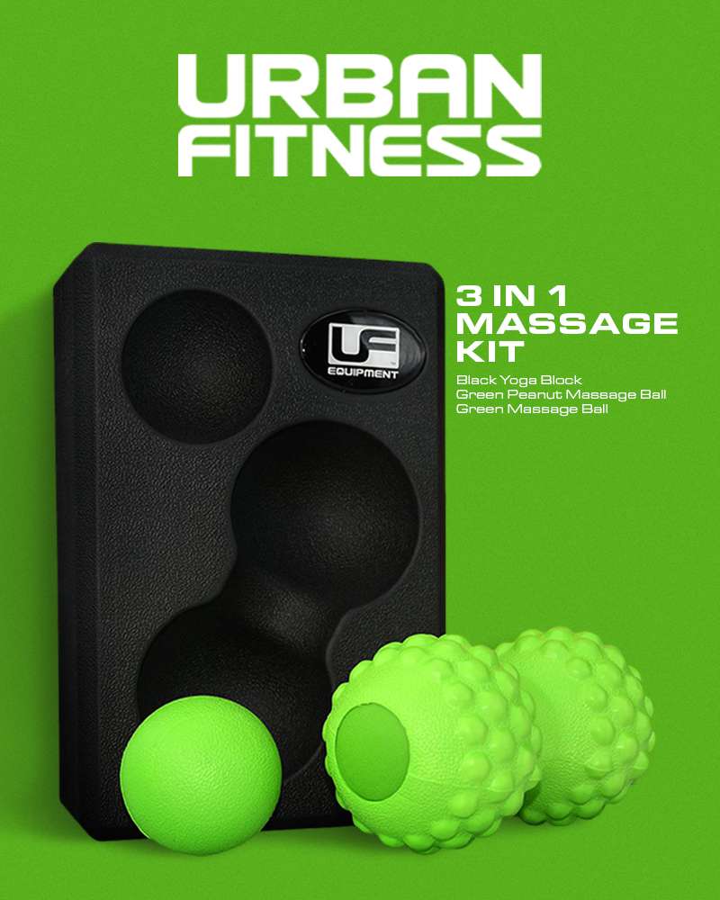 Urban Fitness 3 in 1 Massage Set UFA315