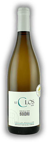 Domaine Boudau, Côtes du Roussillon, Vermentino, Grenache Blanc, Le Clos Blanc AOP, 2022, Süd-Frankreich  Domaine Boudau, Côtes du Roussillon, Vermentino, Grenache Blanc, Le Clos Blanc AOP, 2022, Süd-Frankreich  Hier zeigt sich die Typizität des Verm