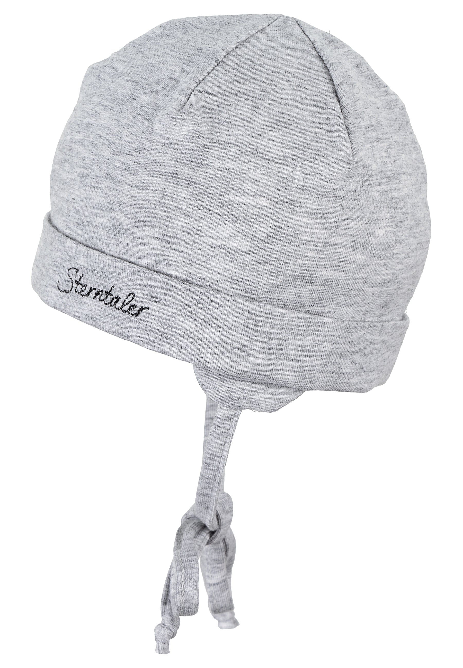 OCS Beanie aus Singlejersey Melange (Bio) Silber