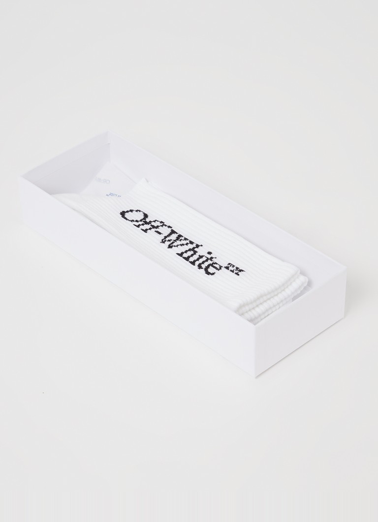 Chaussettes Off-White Bookish avec logo