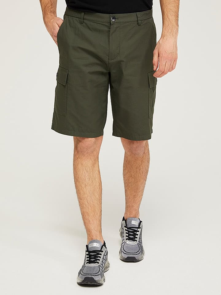 Sisley Cargoshorts in Khaki günstig kaufen 44