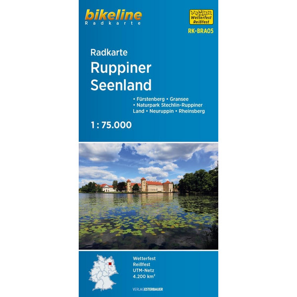 Radkarte Ruppiner Seenland (RK-BRA05) 1 : 75 000 - Fahrradkarte