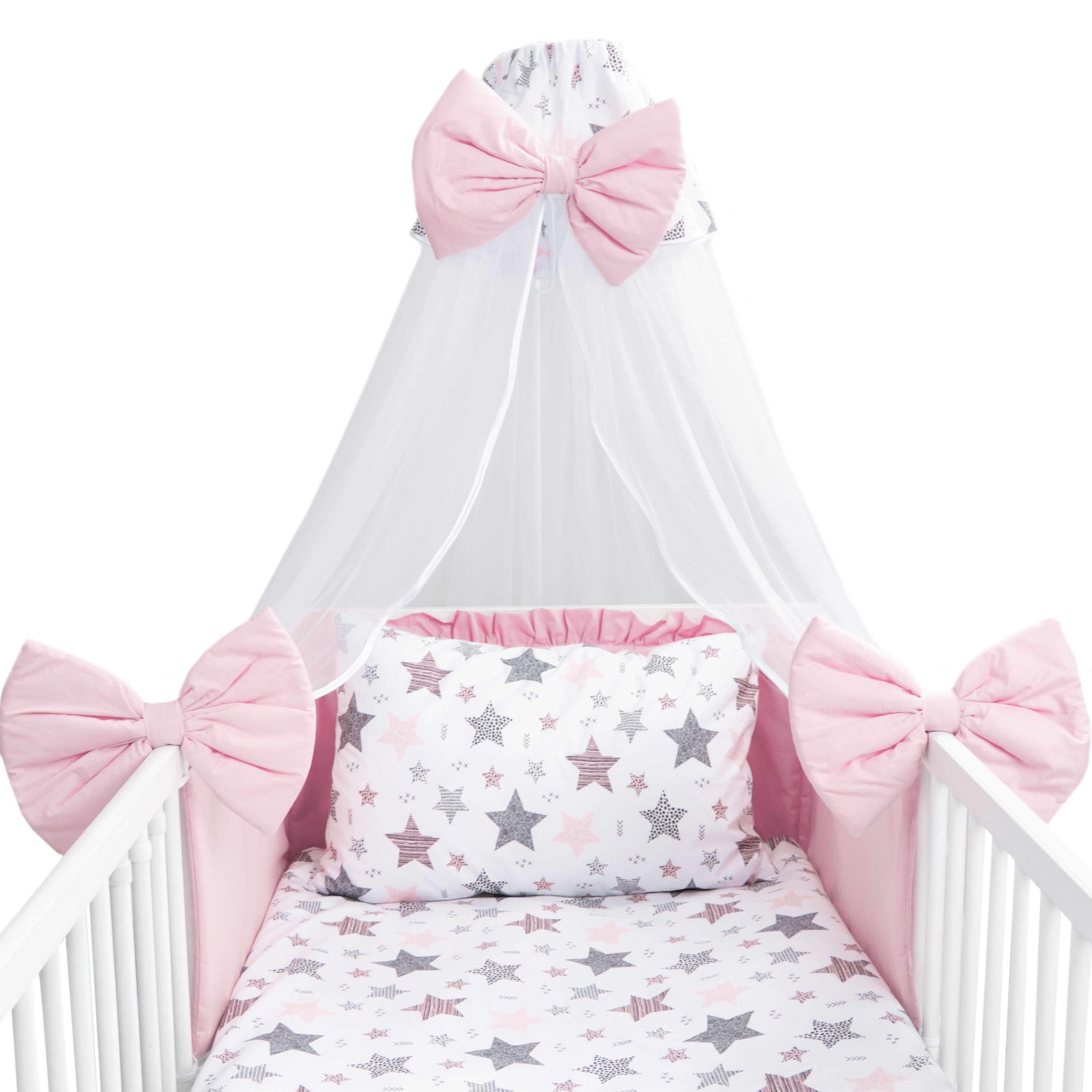 Bettwäsche Kinderbettwäsche 100x135 Himmel Betthimmel Bettwäsche Babybettwäsche, Amilian, Chiffonhimmel