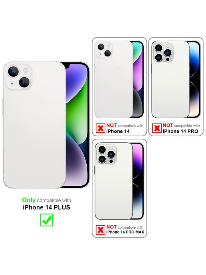 cadorabo Hülle für Apple iPhone 14 PLUS Glitter in Transparent mit Glitter günstig kaufen onesize