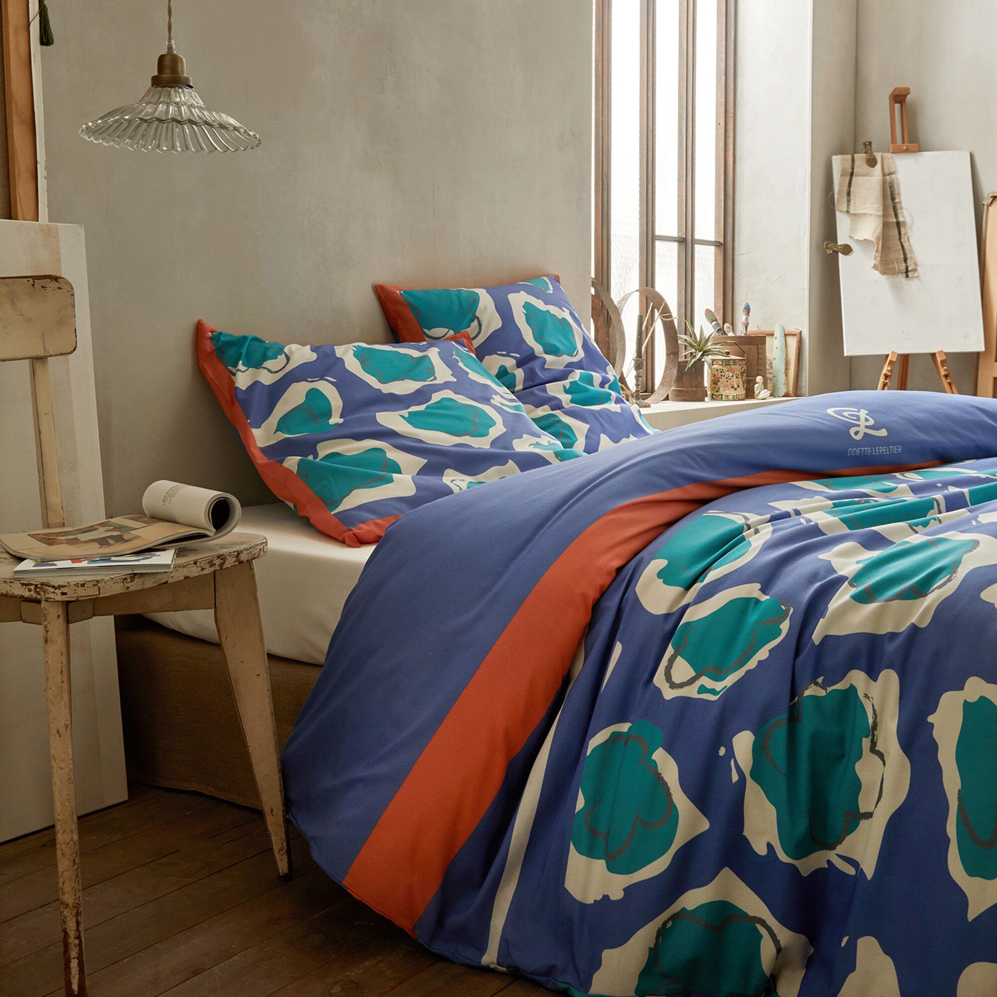 Linge de lit imprimé, collection 