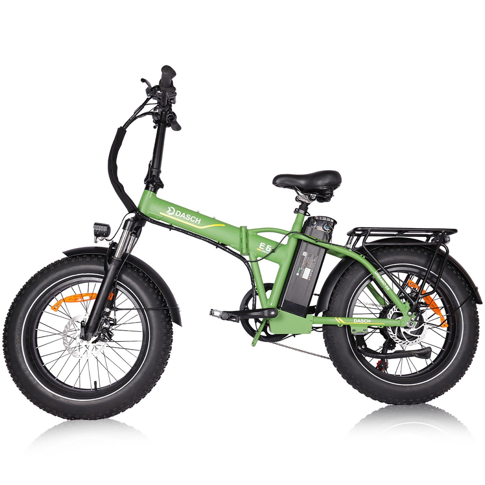 iceagle E-Bike Elektrofahrrad E6 Klapprad E-Bike E-Falträder 20 Zoll, Bürstenloser Hochgeschwindigkeitsmotor, (48V 12Ah Akku E-Mountainbike,mit intelligentem BMS. App und Kreuzfahrt, verstellbarer Sitz, für Erwachsene, Herren Damen), 7-Gang-Getriebe,