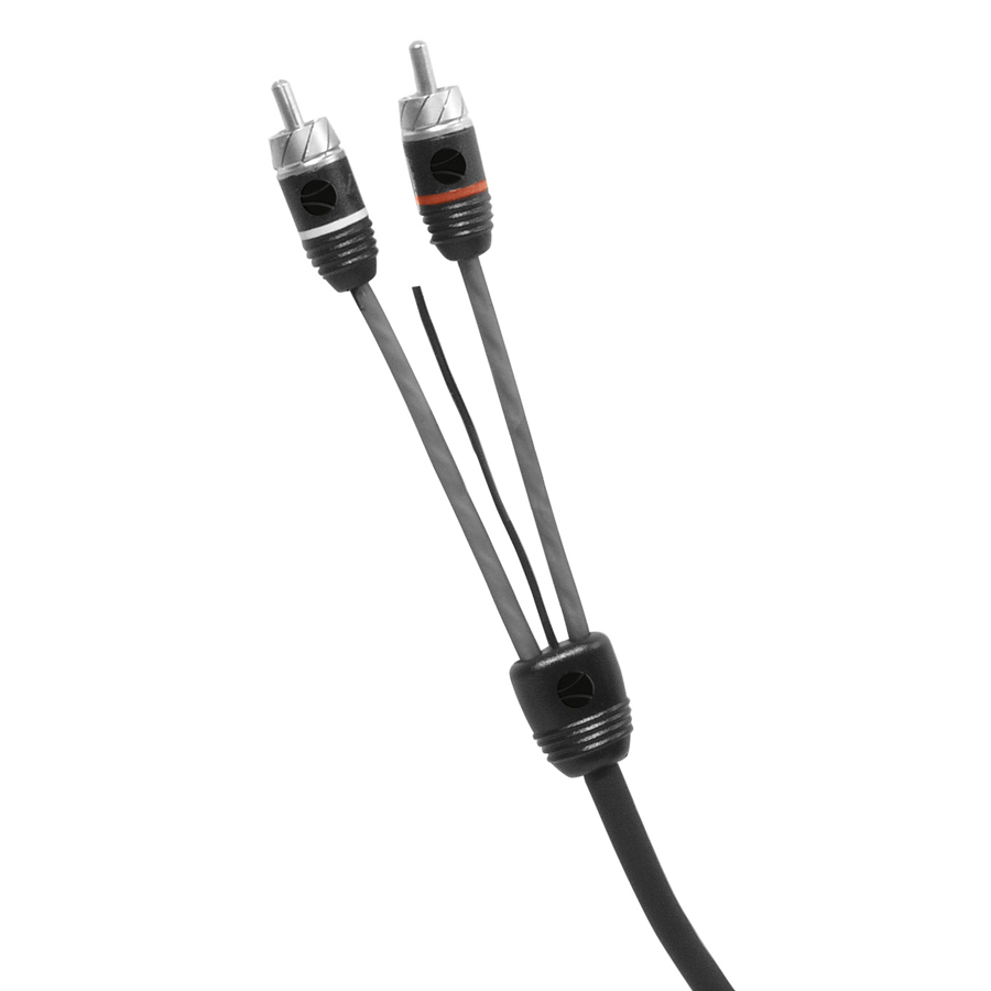 Audio-Adapterkabel 06028, doppelt geschirmt, 0,30m, 2 Stecker > 1 Kupplung, 1 Stück - ATU
