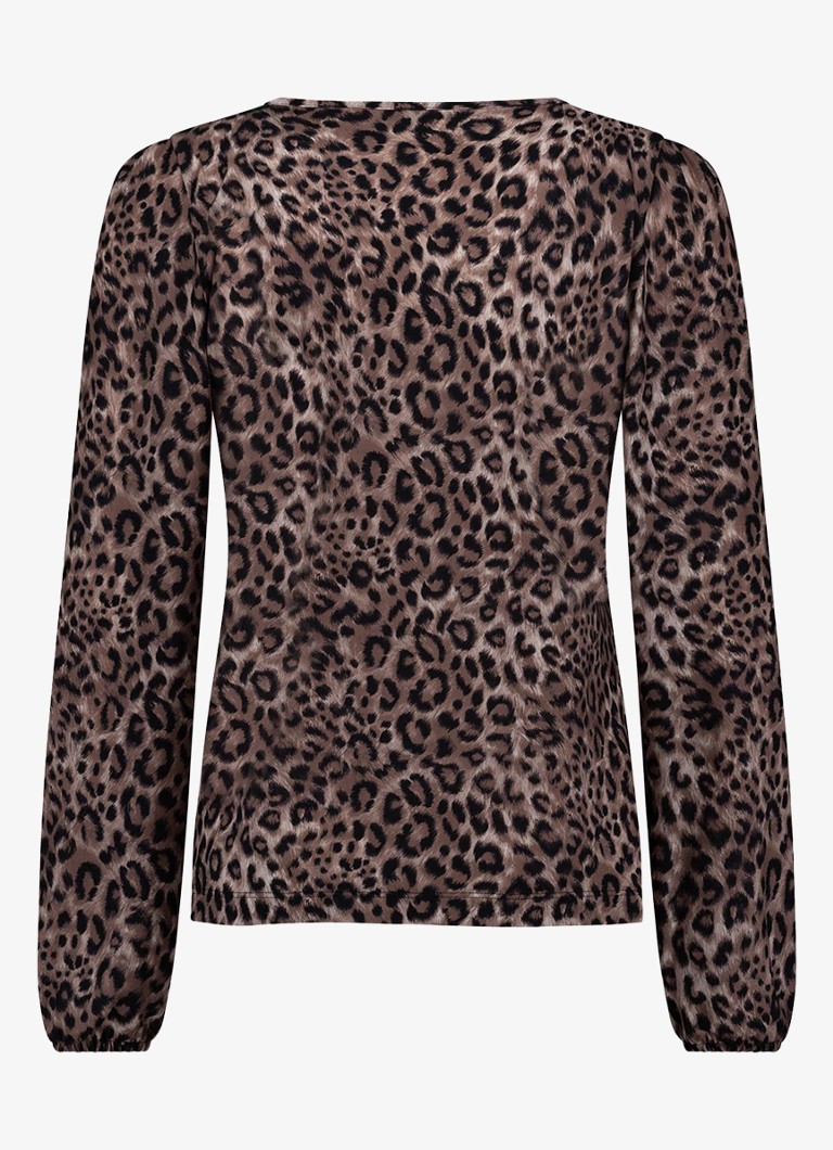 Studio Anneloes Soof top with leopard print