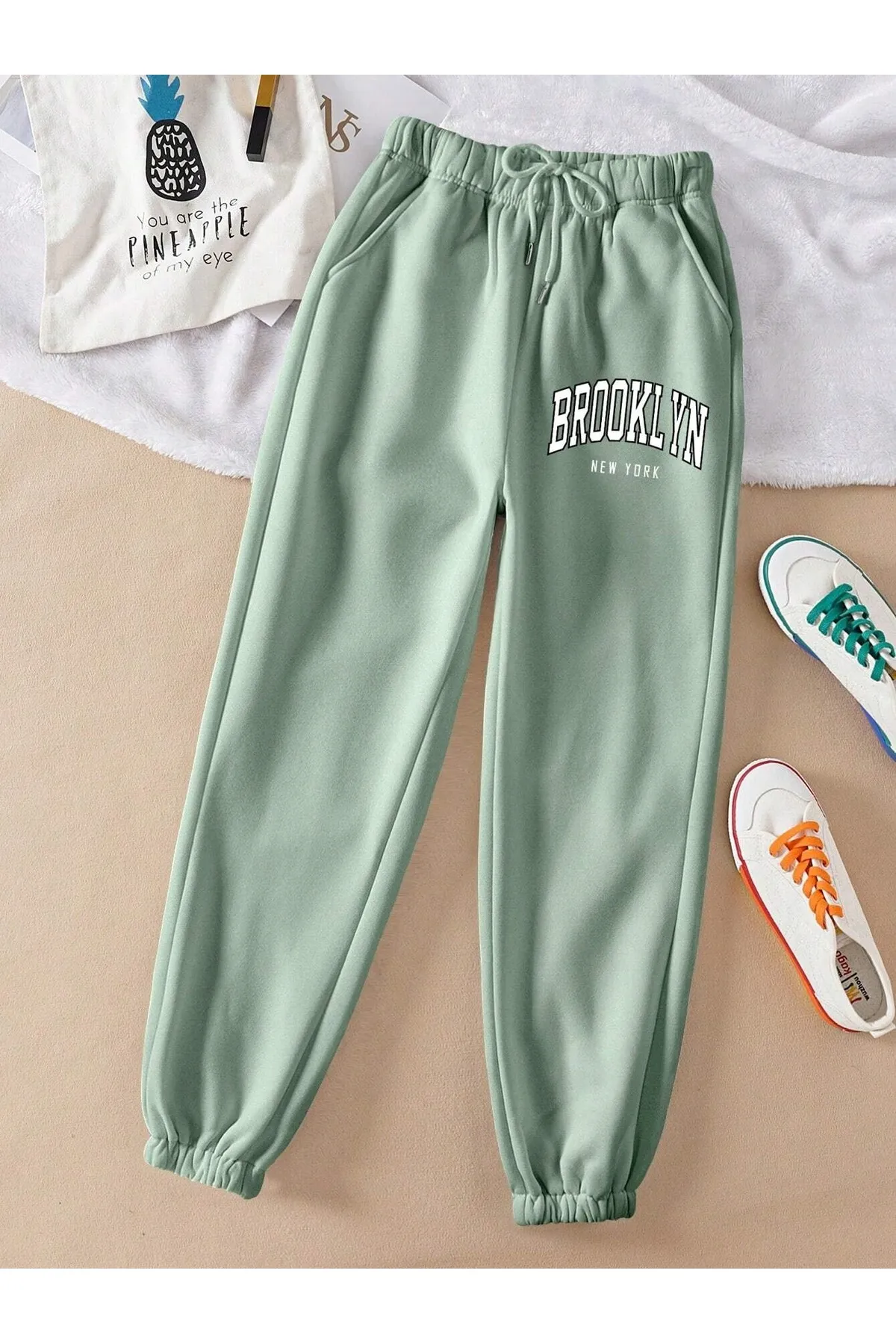 MOONBULL  Jogginghose - Grün - Slim