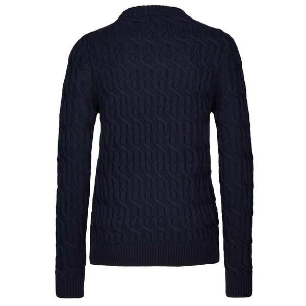 W MERINO CABLE KNIT CREWE SWEATER Damen - Wollpullover