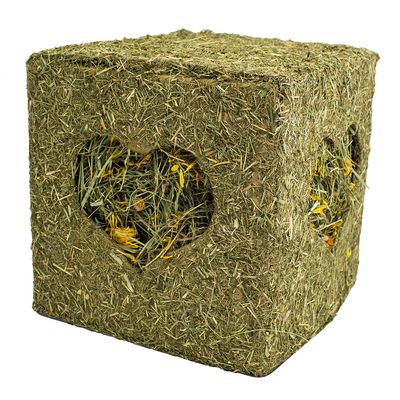 JR Farm Heu-Würfel mit Blüten