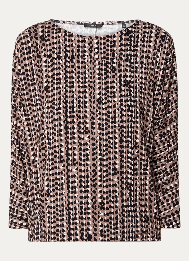 OPUS Sebry top with polka dot print