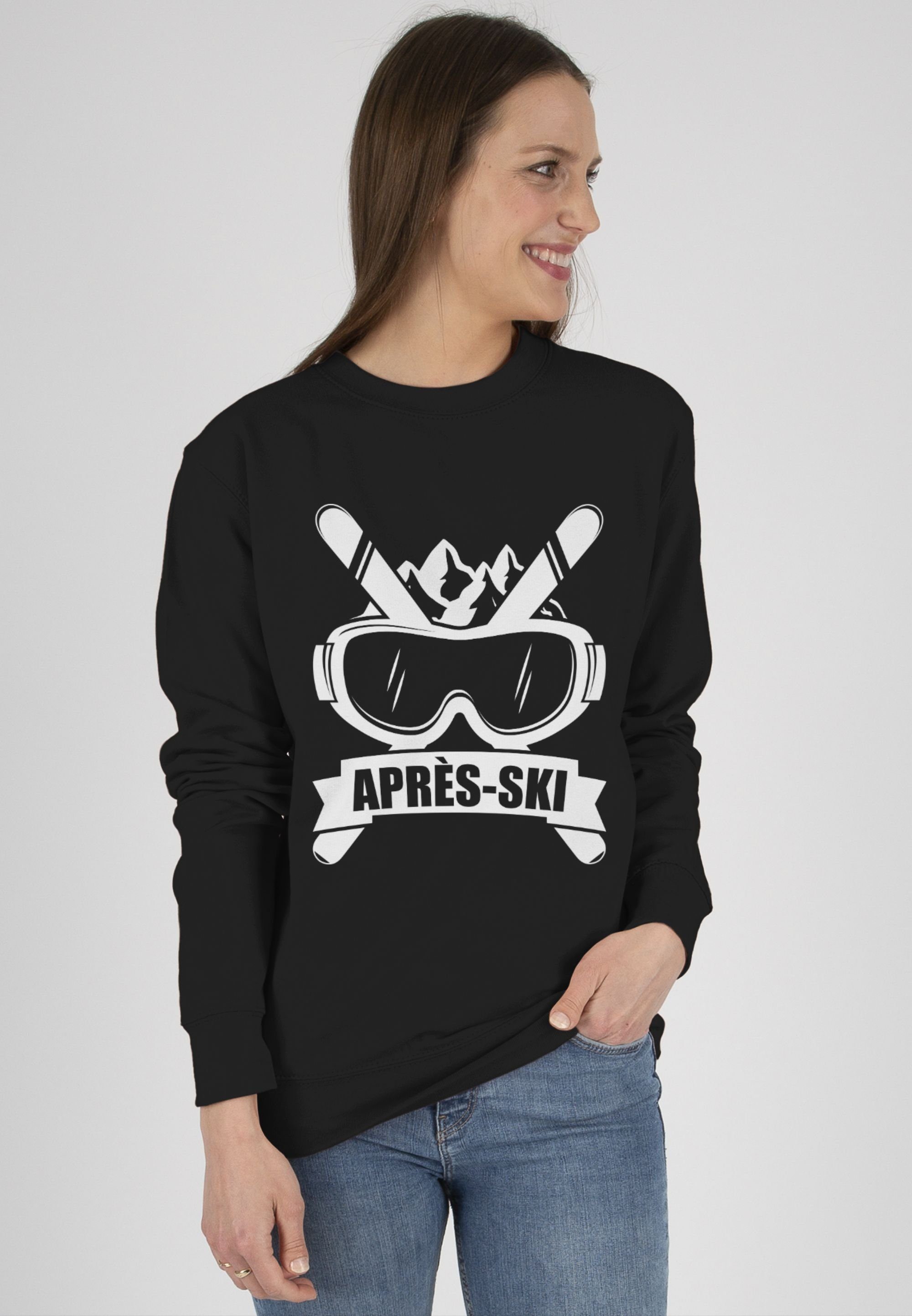 Shirtracer Sweatshirt Après-Ski Skibrille (1-tlg) Apres Ski Party