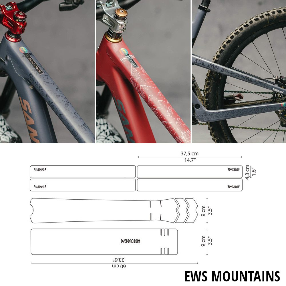 DYEDBRO EWS Mountains Rahmenschutz Kit kaufen | Bike-Discount