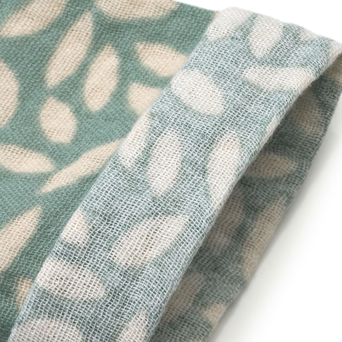 Tunika aus Musselin mit Blätter-Muster, grün, Gr. 104, 1 St