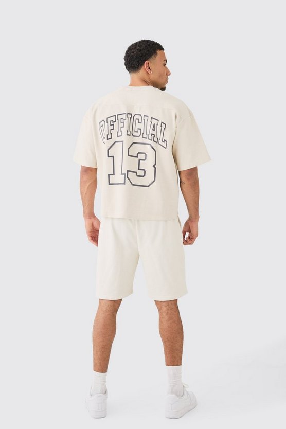 Lockere mittellange Shorts