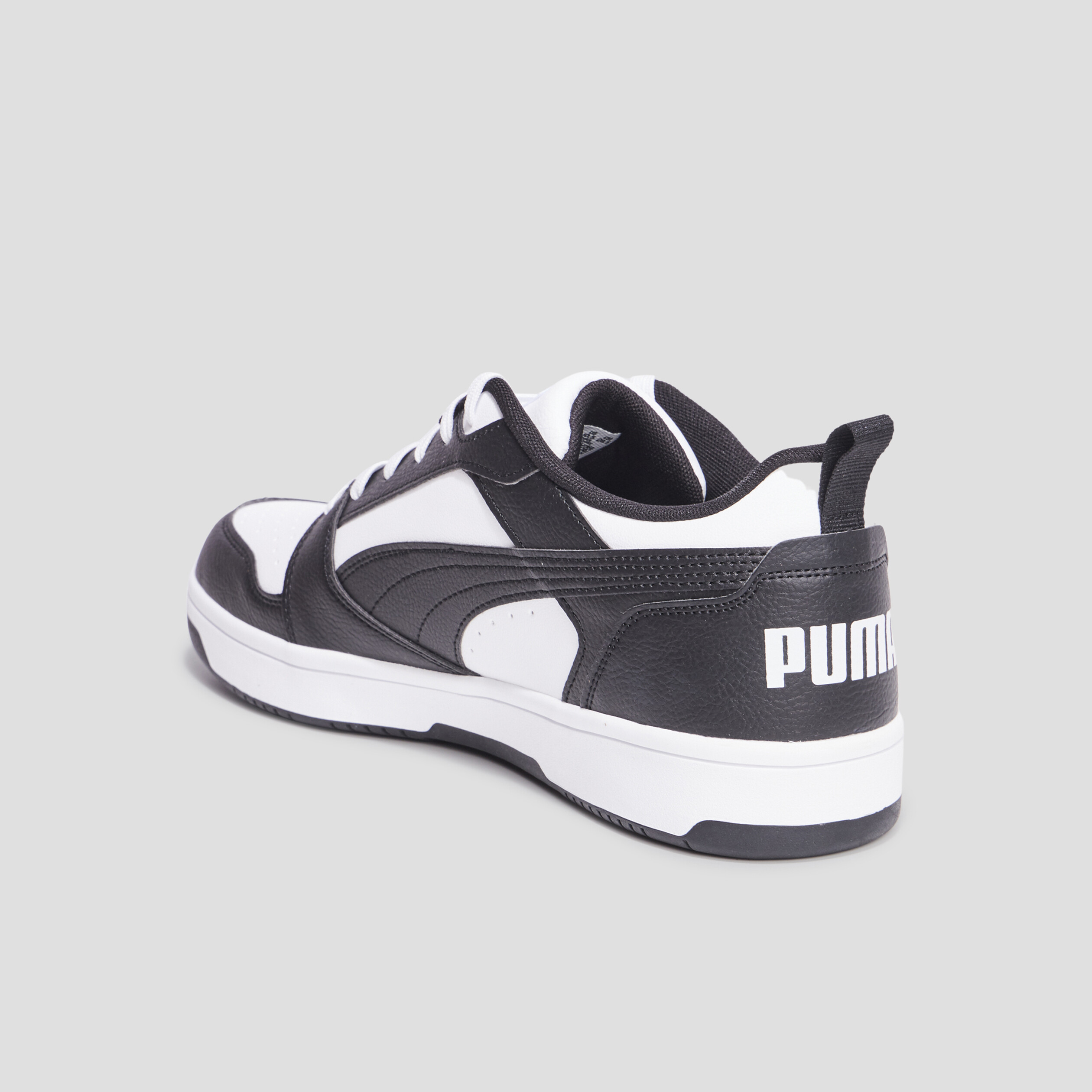 Tennis basses à lacets Puma Rebound V6 noir homme | La Halle