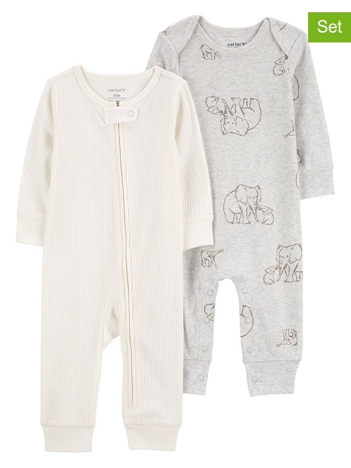 carter's 2er-Set: Spieler in Creme/ Grau günstig kaufen