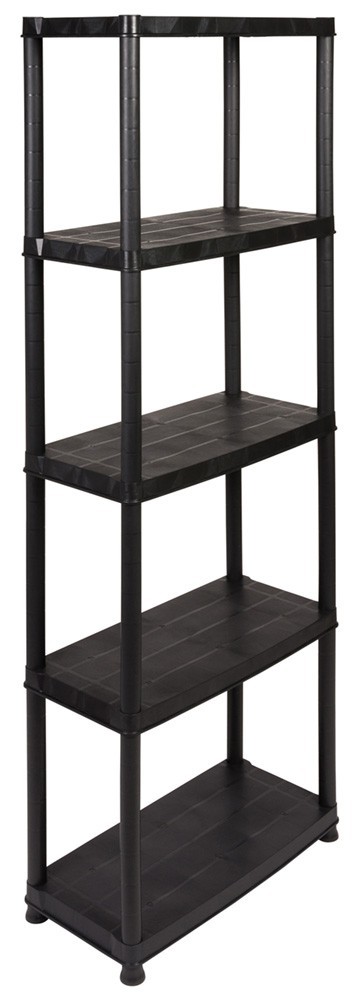 Kreher PRIMO PLUS - Kunststoffregal 12 Zoll (Schwarz)