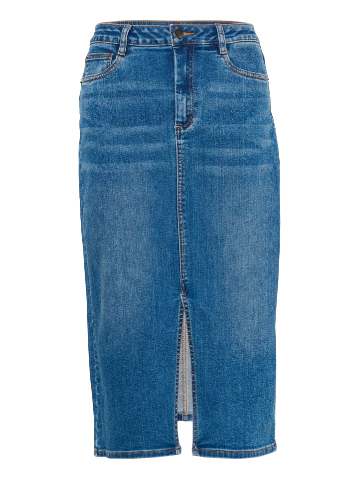 Kaffe Denimrock KAsinem in Medium Blue Denim günstig kaufen