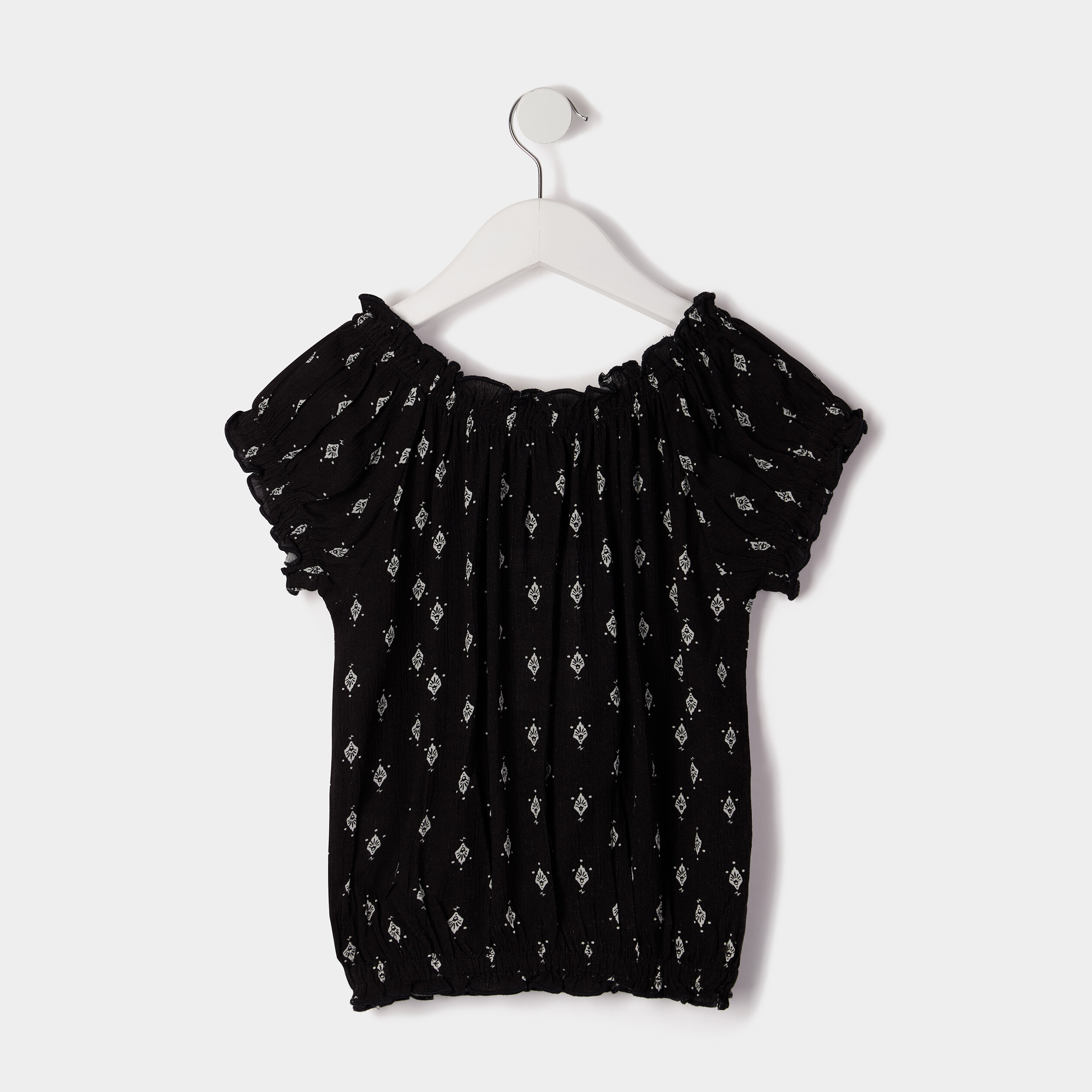 Ensemble t-shirt et short noir fille | La Halle