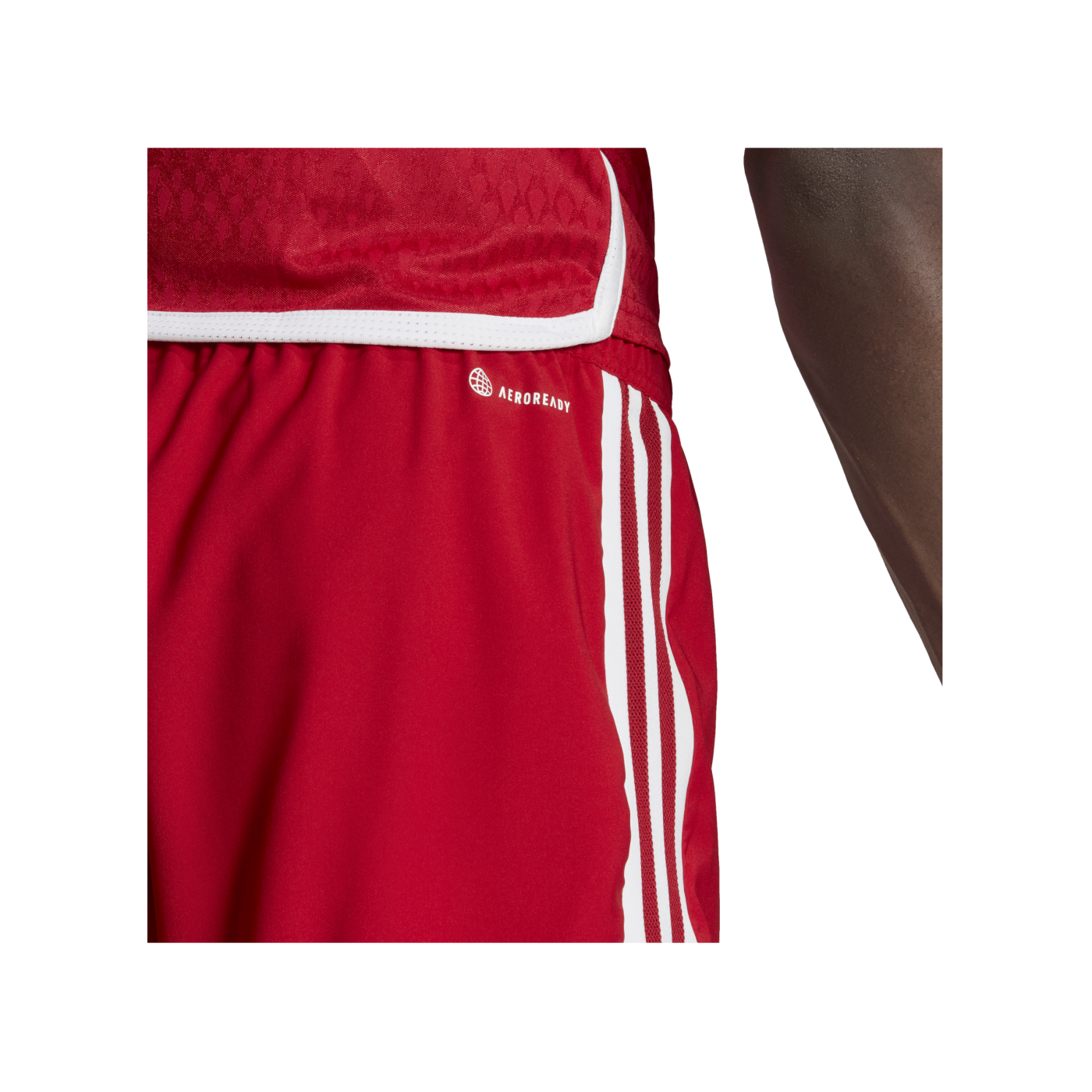 adidas Tiro 23 Competition Match Short Rot Weiss