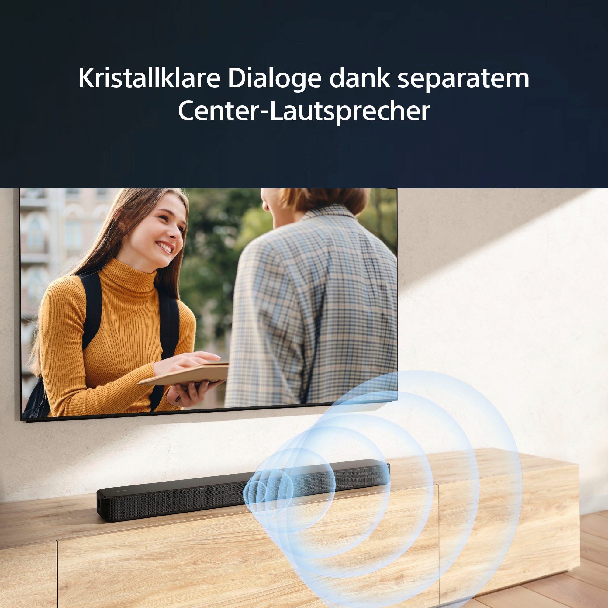 Sony HTS2000 Dolby Atmos® 3.1 Soundbar (Bluetooth, WLAN (WiFi), 250 W, App-Steuerung)