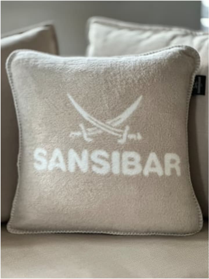 Sansibar Kissenhülle Doubleface in Taupe, 50x50 cm günstig kaufen 50x50 cm