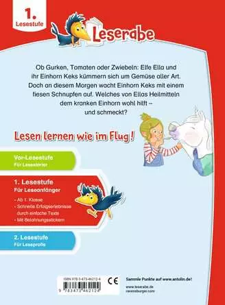 Leserabe - 1. Lesestufe: Elfe Ella und der Einhorn-Schnupfen