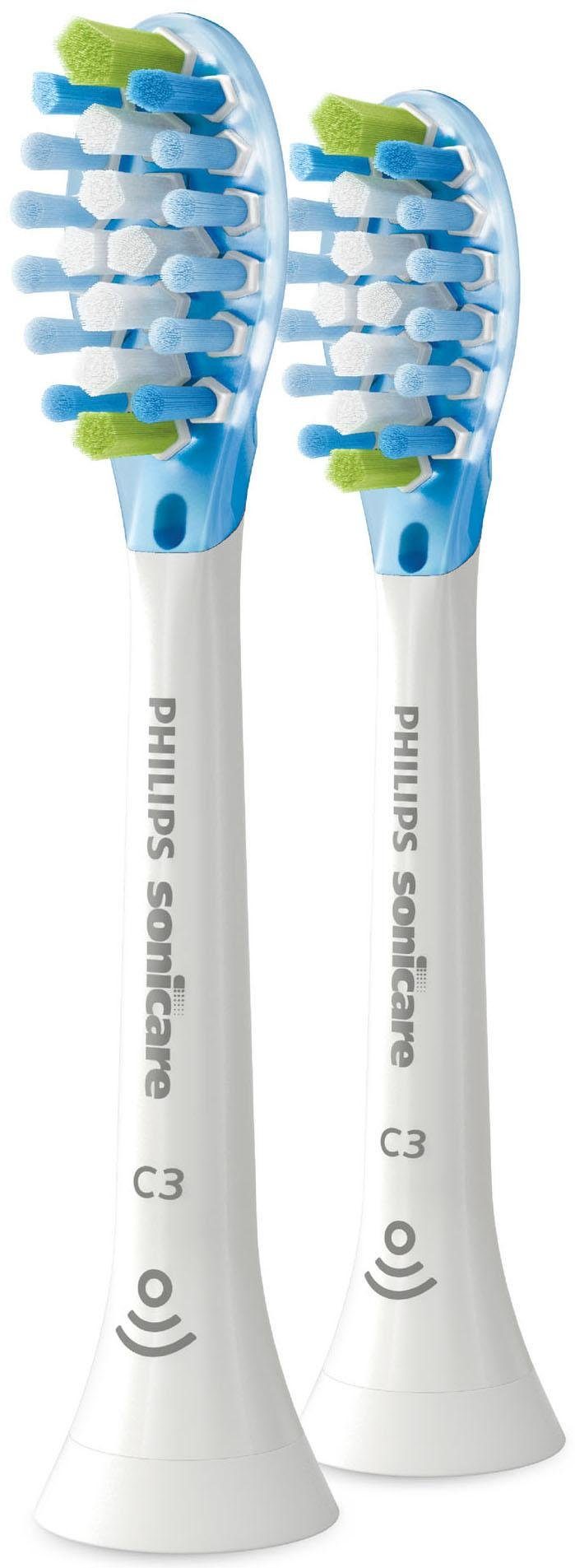 Philips Sonicare Aufsteckbürsten Premium Plaque Defense, weiß
