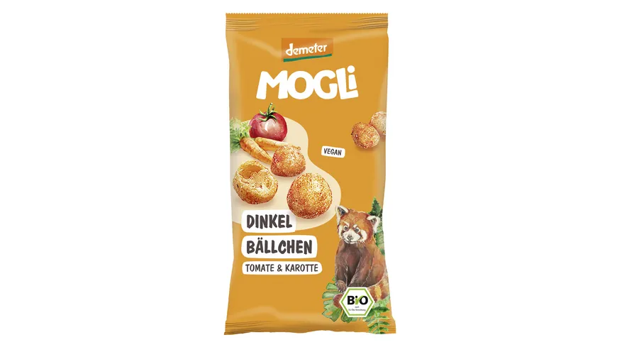 MOGLi Bio Dinkel Bällchen Tomate und Karotte 40 g