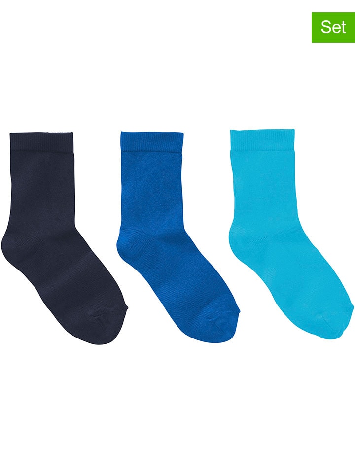JAKO-O 3er-Set: Socken in Blau günstig kaufen