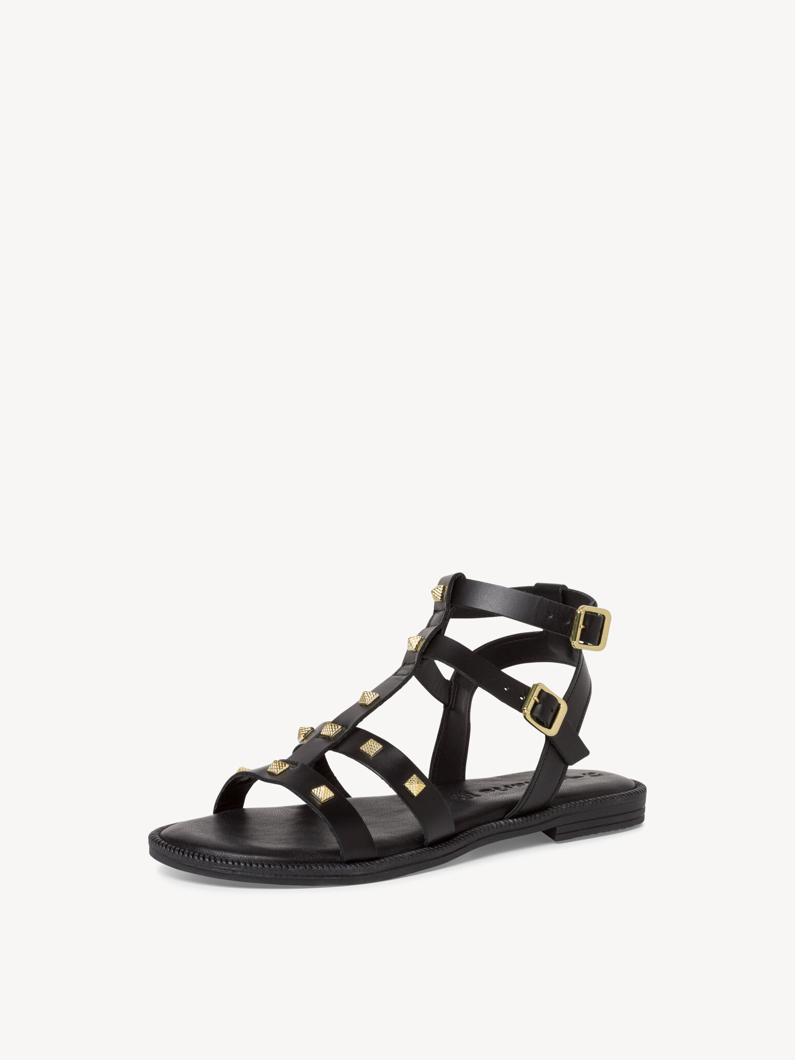Sandale en cuir - noir