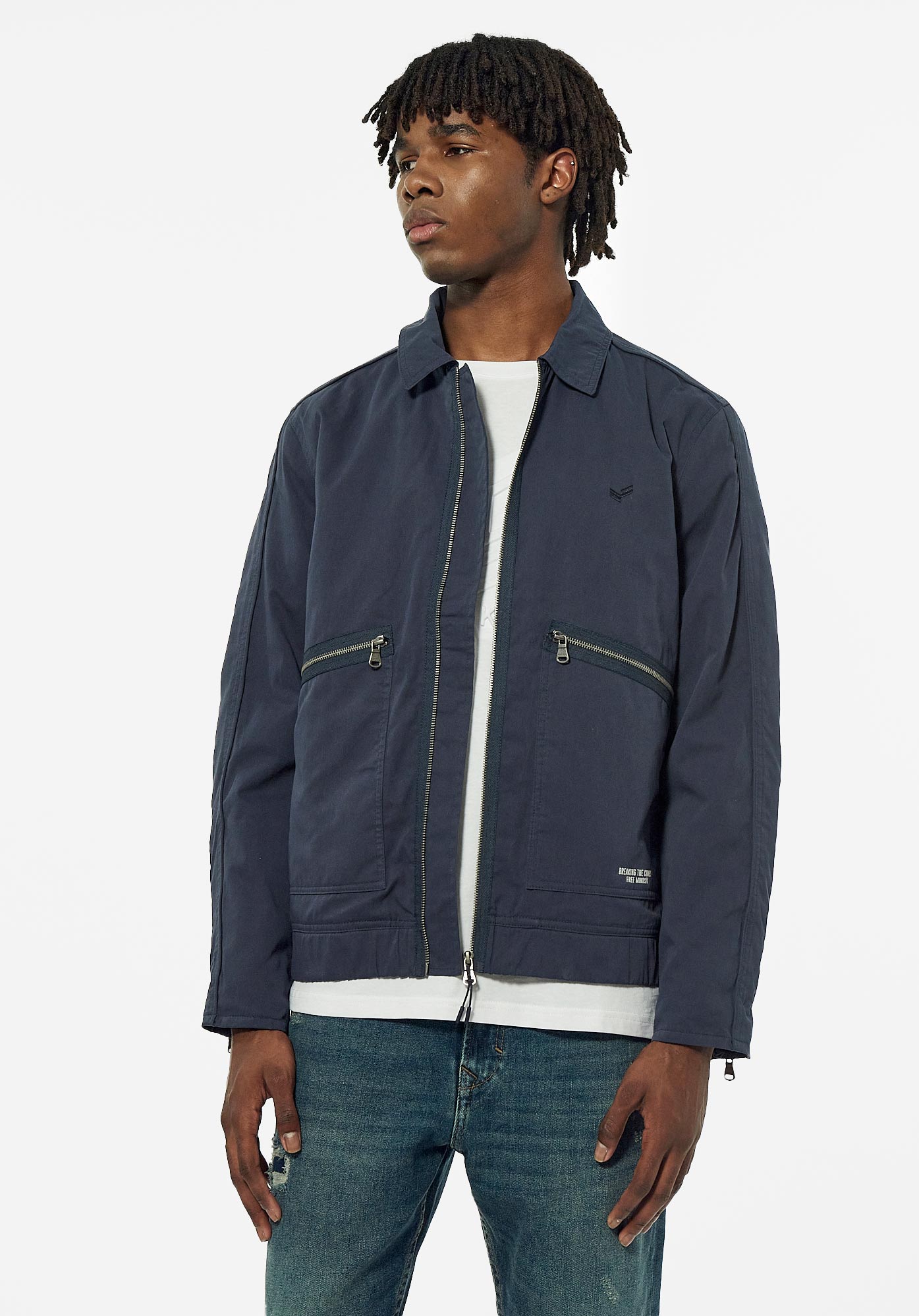 TREVI  Blouson bleu Homme
