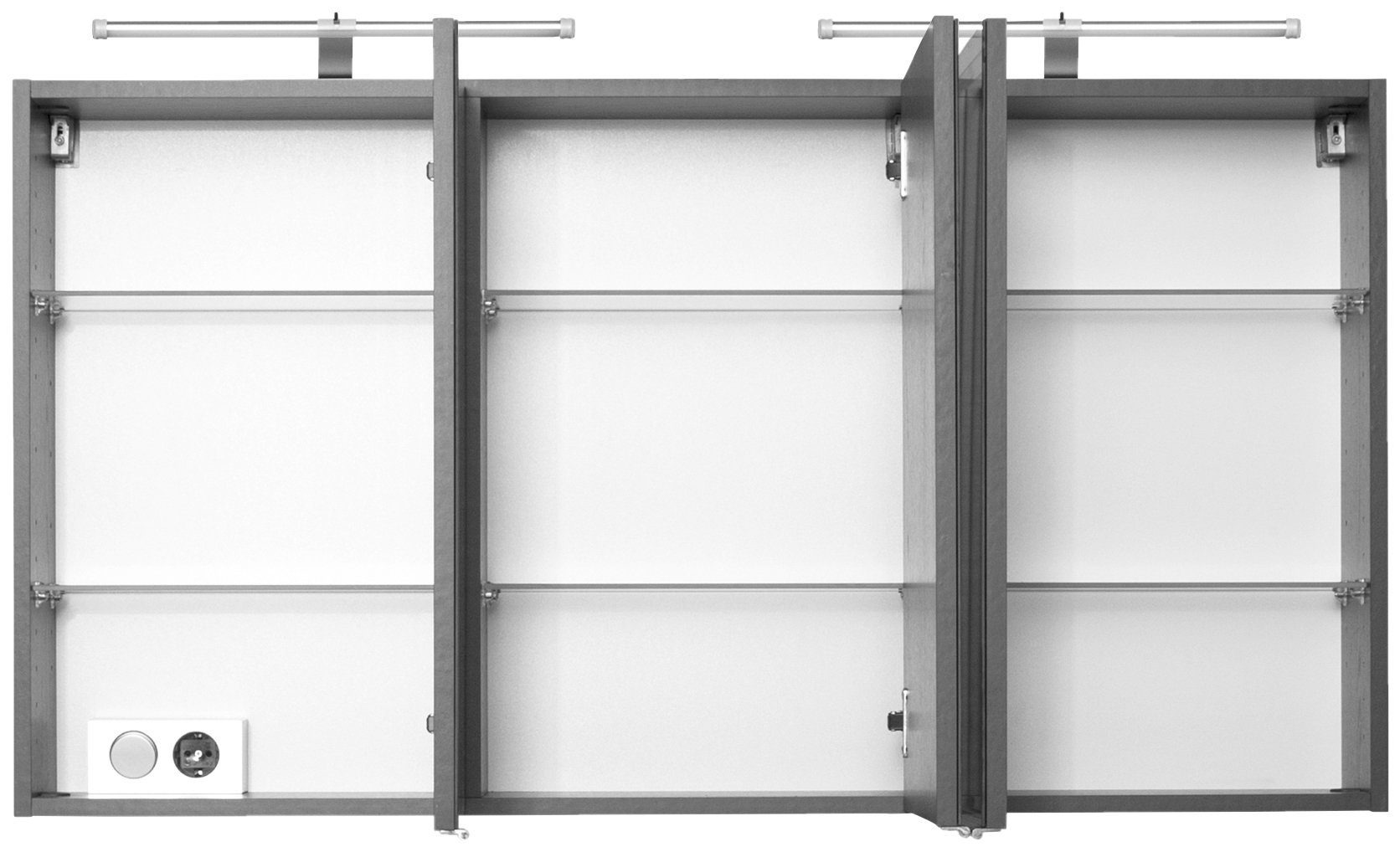 HELD MÖBEL Spiegelschrank Florida Breite 120 cm, mit Spiegeltüren und Türendämpfern