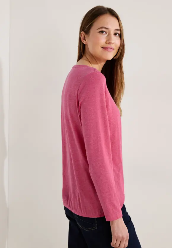 CECIL Langarmshirt mit Gummibund