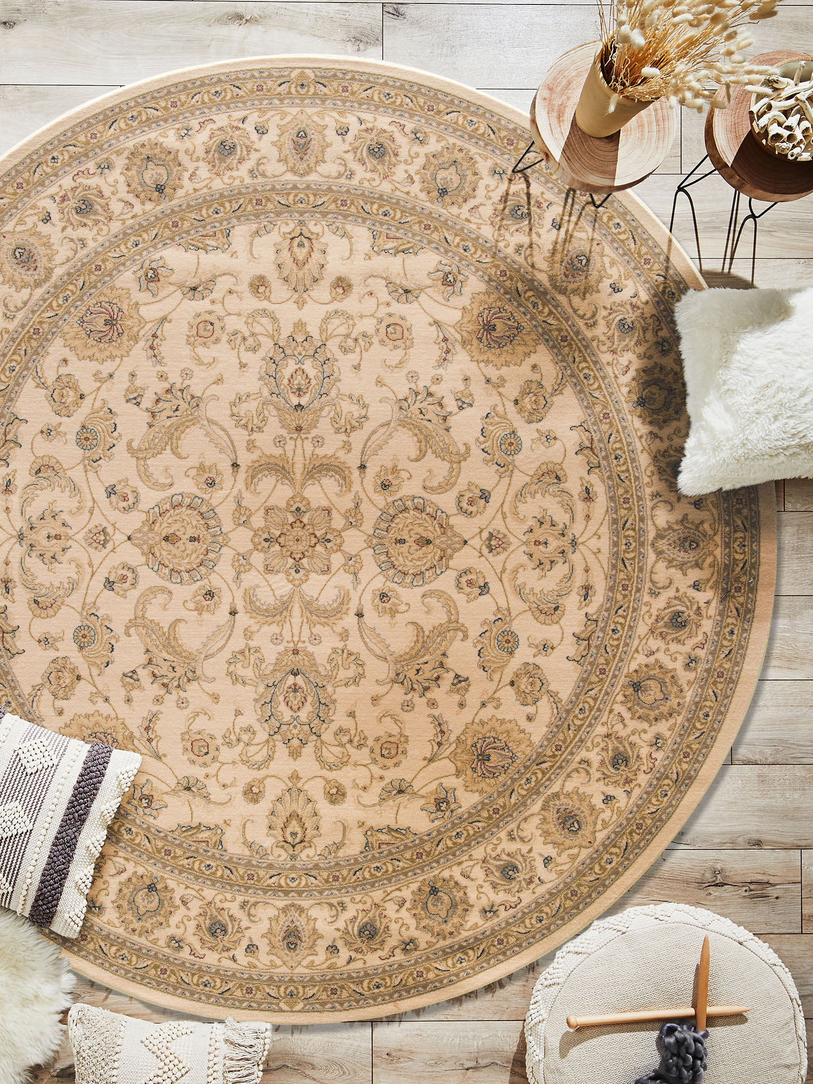 Onyx Orient-Teppich, Beige