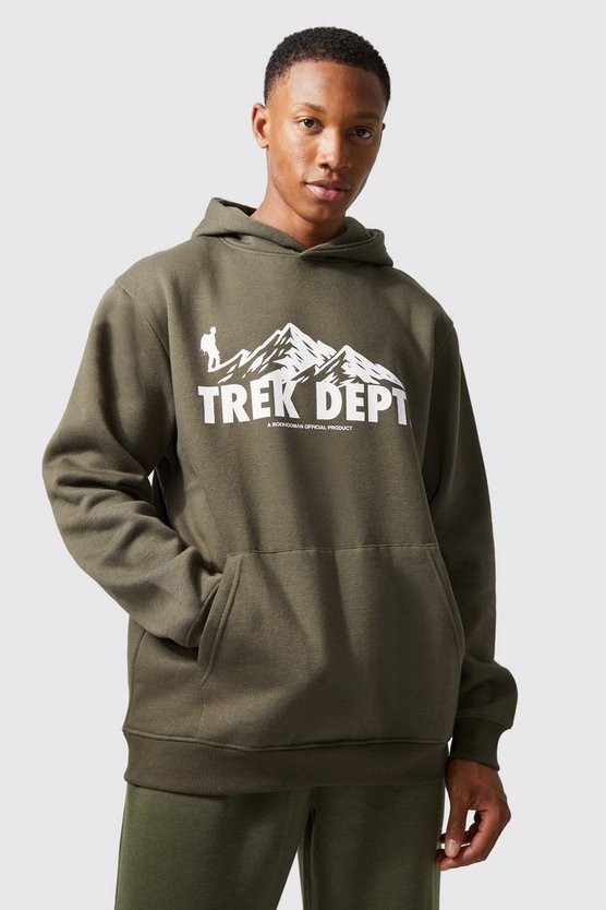 Oversize Hoodie mit Active Trek Print